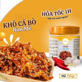 Cá Bò Rim Mè Vị Biển, Đồ Ăn Vặt Ngon Rẻ Hủ PET 200gr Thực Phẩm Ăn Liền