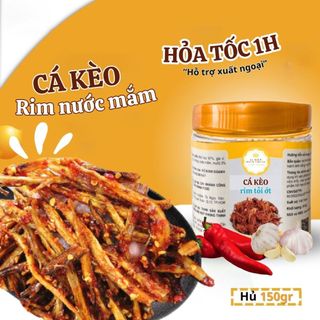 Cá kèo rim mắm vị biển, hải sản khô ăn liền hủ pet 150gr dai ngon chuẩn vị