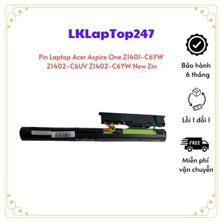 Pin laptop acer aspire one z1401-c6yw z1402-c6uv new zin bảo hành 6 tháng lỗi 1 đổi 1