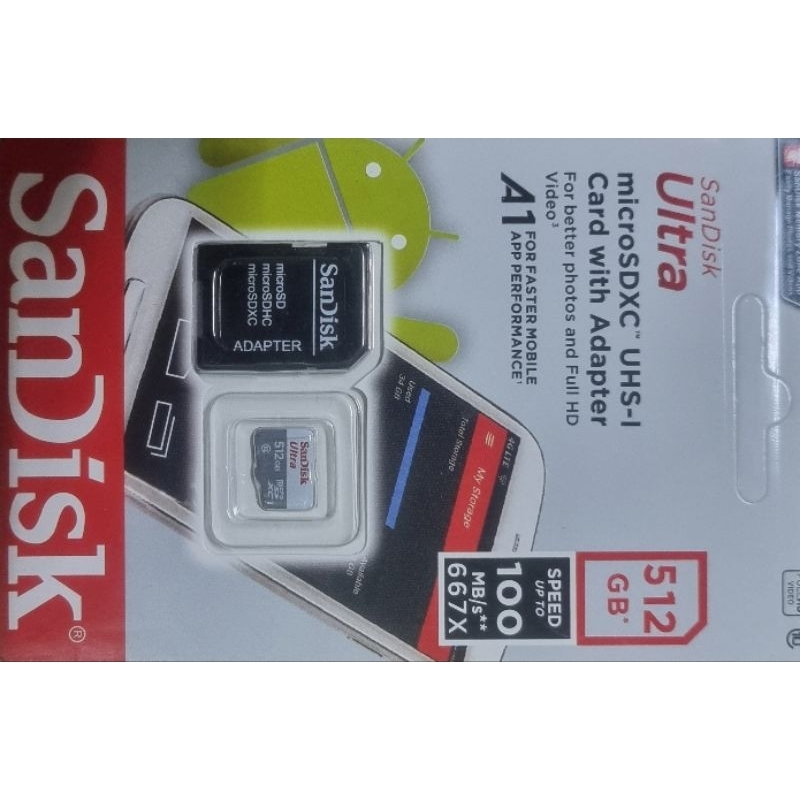 Thẻ nhớ 512gb Chính hãng