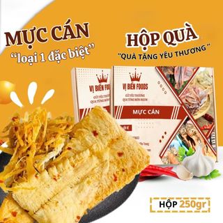 Mực Cán Nguyên Con Vị Biển Hút Chân Không 250gr Quà Tặng Xuất Ngoại