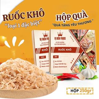 Ruốc Khô Loại 1 Vị Biển Hút Chân Không 250gr Quà Tặng Xuất Ngoại