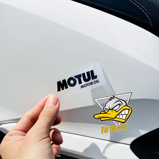 Tem Nhãn Dán Sticker Chữ Motul In Trong Màu Đen Size Mini Dán Trang Trí Xe Máy, Decal Bền Màu Chống Thấm Nước
