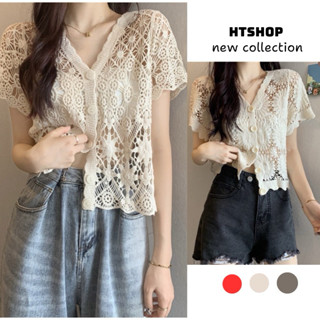 [Nhiều mẫu] -Áo khoác len móc cộc tay 1 lớp vintage mặc đi biển, mặc ngoài bikini nhẹ nhàng xinh xắn