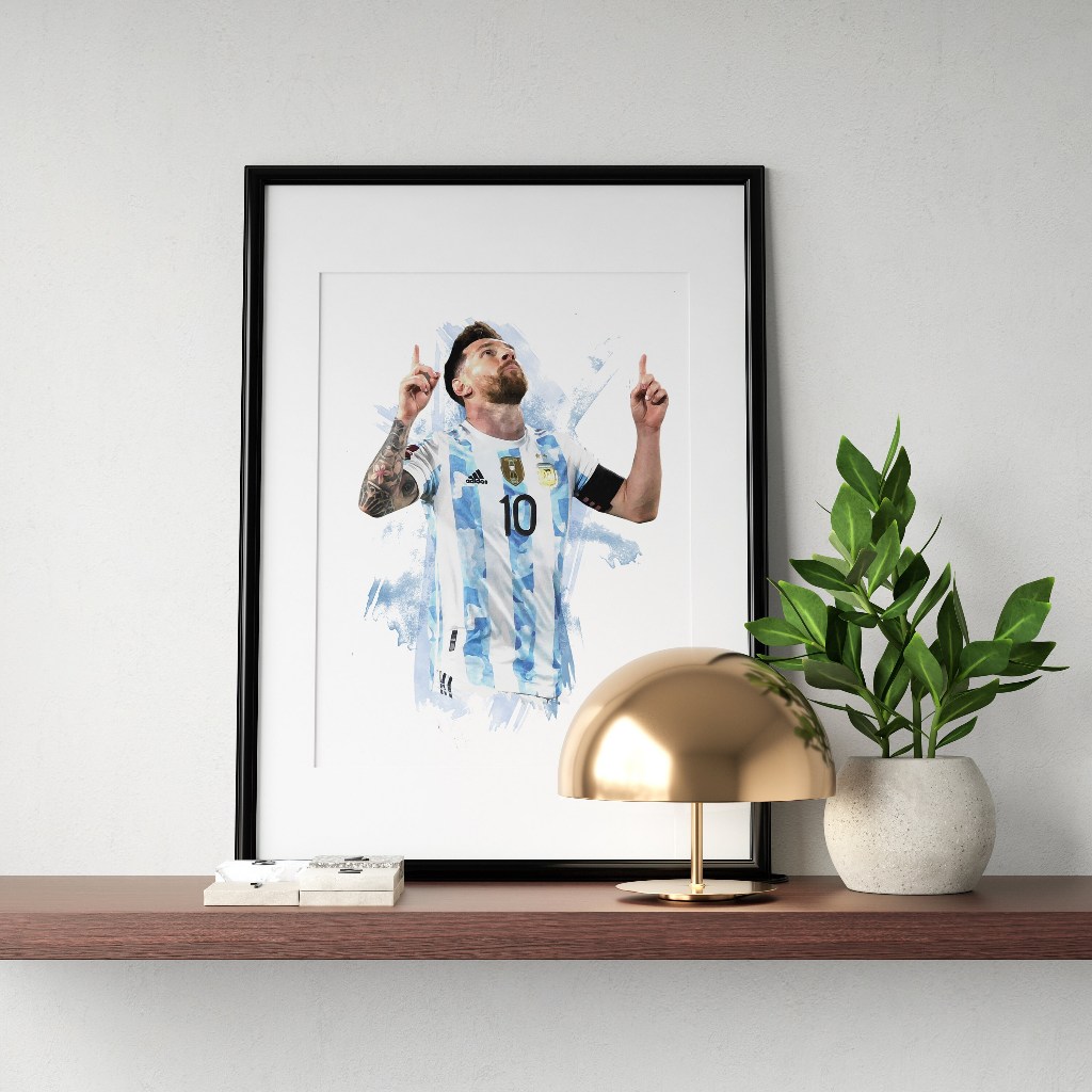 Lionel Messi - Argentina - Legend - Poster - Print