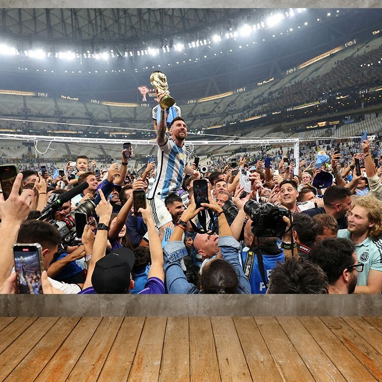 2022 World Cup Champions, Lionel Messi Poster