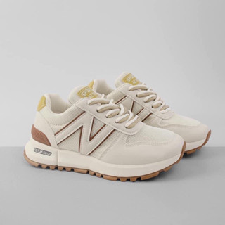 Giày thể thao nữ siêu nhẹ phối màu cực xinh,sneaker nữ độn đế Quảng Châu cao cấp