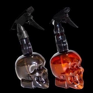 Bình xịt nước cắt tóc, bình sịt nước đầu lâu màu đen 500 ml, bình xịt nước tưới cây