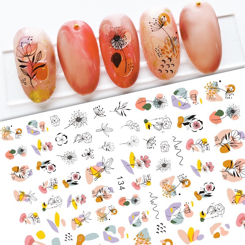 STICKER DÁN MÓNG HÌNH MẶT NGƯỜI