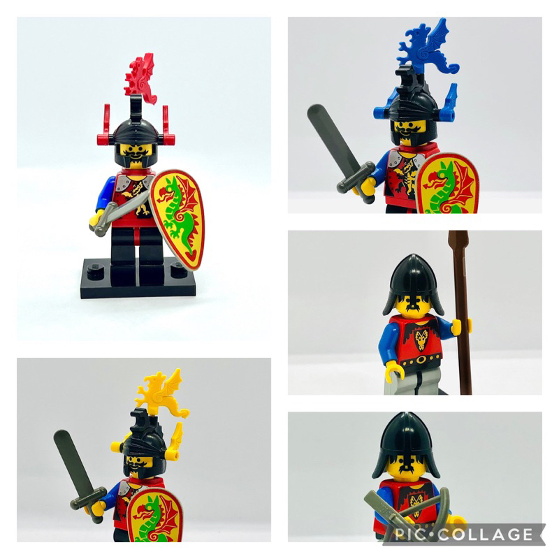 LEGO MINIFIGURES PH MA - ĐỒ CHƠI LẮP RÁP MEDIEVAL KNIGHTS - DRAGON KNIGHT 1993