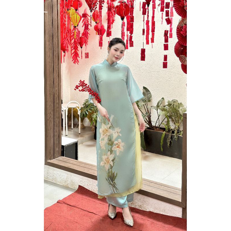 ÁO DÀI CÁCH TÂN 4 TÀ THIẾT KẾ