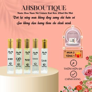 [ Mua 2 Tặng 1 Vial ] Nước Hoa Nam Nữ Unisex Kat Kev 20ml Đủ Mùi Lưu Hương 8h Lôi Cuốn Sành Điệu