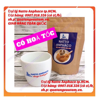 Natto Anphaco- Bột đậu tương lên men (làm mồi ủ được). quatangsuutam.vn, nattou, healthy food, NON GMO