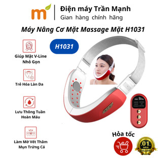 Máy nâng cơ mặt massage mặt h1031- máy massage mặt xóa nọng, với 6 chế độ định hình cằm vline, trẻ hóa da, an toàn