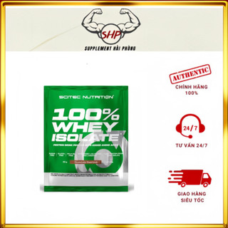 Gói dùng thử 25g Whey Protein Scitec Nutrition Sample Whey Isolate tại Supplement Hải Phòng