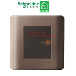 Công tắc bình nóng lạnh 2 cực 20a zencelo màu đồng schneider e8431d20_sz_g19