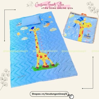 Bộ mền gối grow hươu cao cổ cho bé yêu