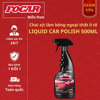 Dung dịch đánh bóng bề mặt xe ô tô Liquid Car Polish 500ml tạo hiệu ứng lớp phủ Ceramic