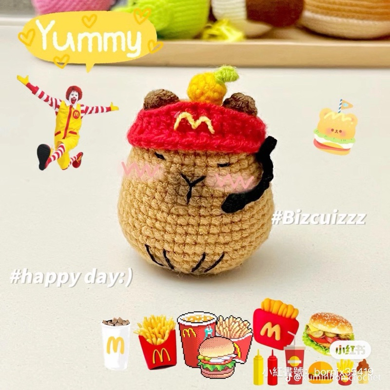 Móc khóa capybara đáng iu