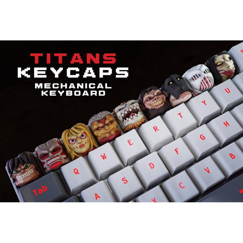 Keycap Titan - Attack On Titan - Keycap Artisan