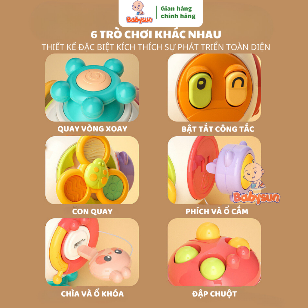 Đồ chơi trứng bận rộn đa năng 6in1, busy egg busy cube khối bận rộn cầm tay montessori phát triển đa giác quan cho bé