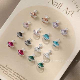 Charm địa cầu - Charm hành tinh đính nail hot trend