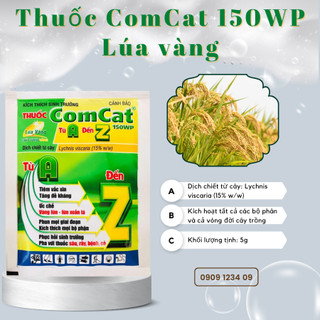 ComCat 150WP - Giúp ra hoa, ra rễ, chống đỗ ngã (gói 5gr) (Vườn Sài Gòn - Vuon Sai Gon)