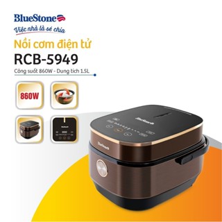 [Mã SPHACL10 giảm 6% đơn 1TR2] Nồi cơm điện tử 1.5 Lít Bluestone RCB-5949 - Hàng chính hãng bảo hành 2 năm