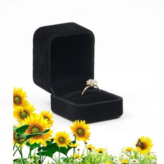 🌻Hộp nhung đựng nhẫn màu đen💍💍💍💍💍