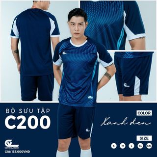 Bộ quần/áo thể thao, Bộ áo bóng đá không logo RiKi Cv200 sẵn kho, giá tốt