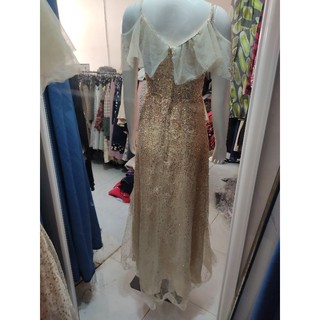 Đầm dạ hội kim sa size S