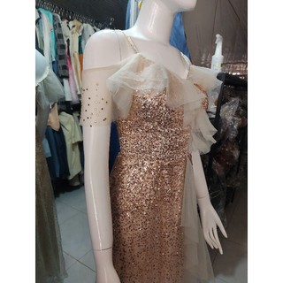 Đầm dạ hội kim sa size S