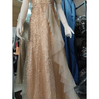 Đầm dạ hội kim sa size S