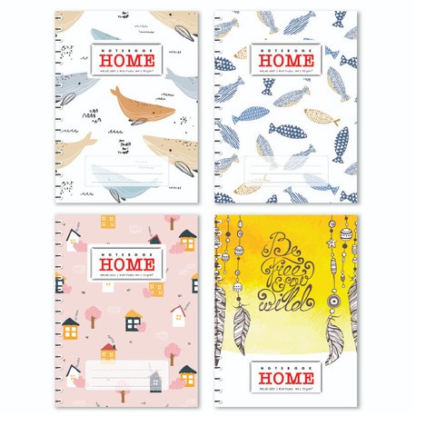 Sổ lò xo A5 bìa bồi cao cấp Hải Tiến Home 300 Trang 6379