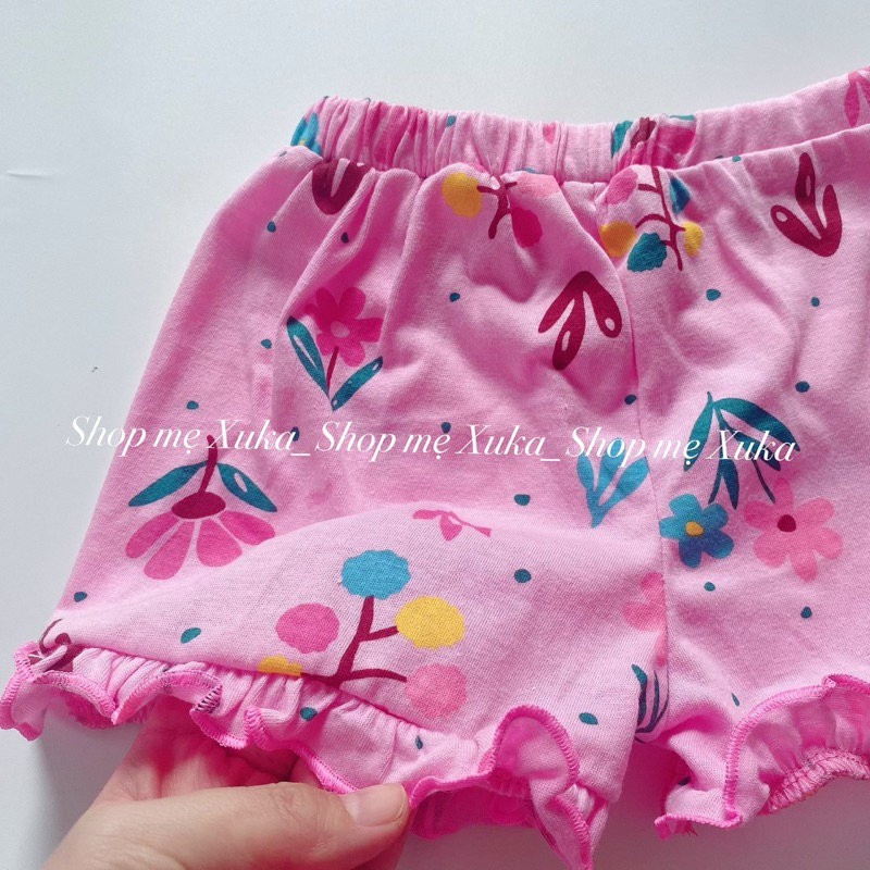 Bộ ba lỗ bé gái in hình Pony, Mickey Miwoo