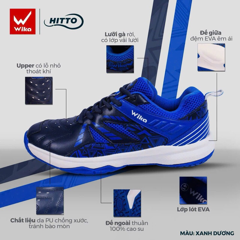 Giầy Cầu Lông Wika, Madel in Việt Nam