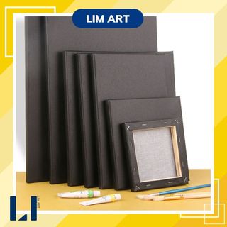  Toan vẽ tranh màu đen khung căng sẵn vải canvas màu đen LIM Art 