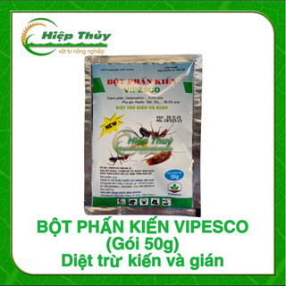 Bột phấn kiến Vipesco là chế phẩm diệt trừ kiến và gián tận gốc | gói 50g