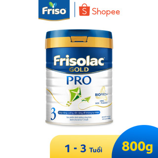 [Nhập khẩu Hà Lan] Sữa Bột Frisolac Gold Pro 3 800g