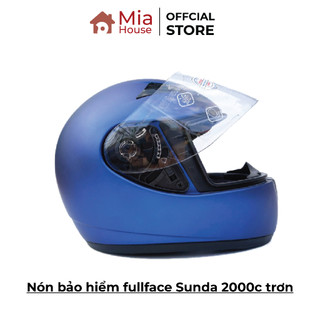 Nón bảo hiểm fullfaec Sunda 2000c trơn