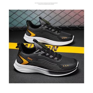 Giày Thể thao nam - Giày sneaker đi chơi Phong cách hàn quốc màu trắng nhẹ êm mềm hot trend 2024
