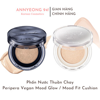 Phấn Nước Thuần Chay Căng Bóng Peripera Mood Vegan Glow Cushion / Peripera Mood Fit Cover Cushion