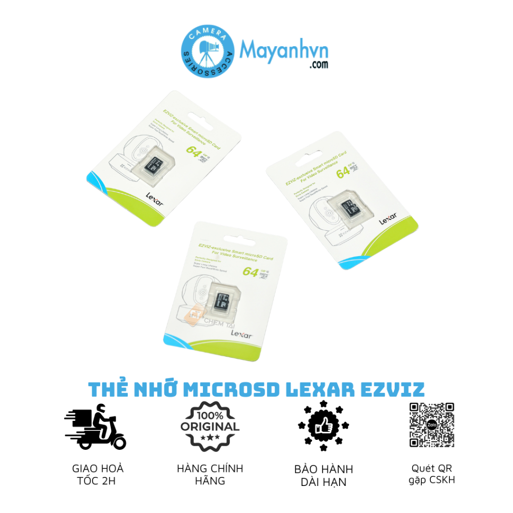 Thẻ nhớ MicroSD Lexar EZVIZ - 64GB
