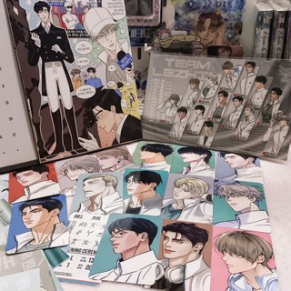 Calendar Lezhin 2024,goods manhwa, photocards dạ kí, pearlboy,low tie in twight,