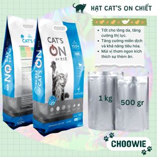 [TÚI CHIA 1 KG] Hạt Cat’s On Thức Ăn Hỗn Hợp Hoàn Chỉnh Cho Mèo || Hạt cho mèo