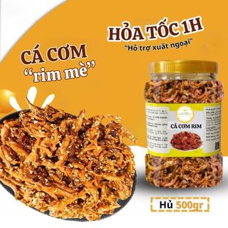 1kg Cá Cơm Rim Mè Vị Biển Ăn Kèm Với Cơm Nóng Đậm Vị Miền Trung