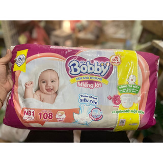 Miếng lót Newborn 1 Bobby (108 miếng) cho bé sơ sinh