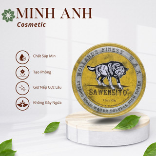 Sáp Vuốt Tóc Nam Sawensito - Sáp Cứng Sói Vàng, Sáp Mềm Sói Xanh Minhanh Cosmetics