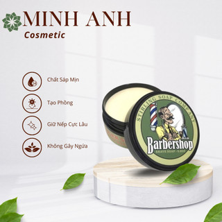 Sáp Vuốt Tóc Nam BARBER SHOP, Wax Tóc Nam Tạo Kiểu Giữ Nếp Tóc, Hương Thơm Quyến Rũ 24h | Minhanh Cosmetic