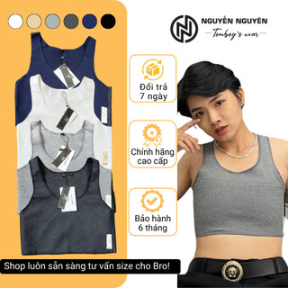 Áo Lót Nịt Bó Ngực Không Viền Không Gen Khóa Cài Tomboy Thể Thao Gym Thun Trơn Ba Lỗ Nữ  Bigsize Chống Sốc Nguyễn Nguyên